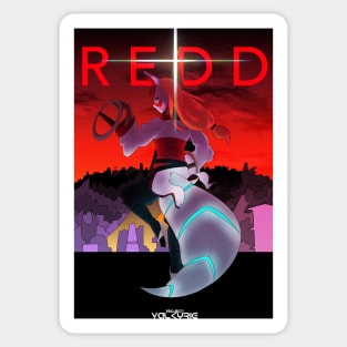 Redd Character Art Sticker